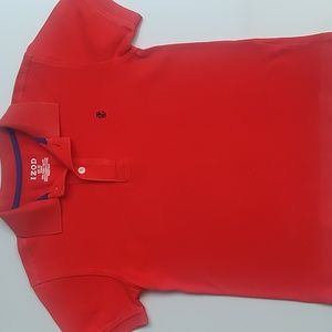 IZOD s/c 8 Orange Cotton Polo